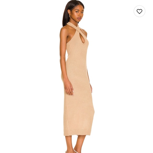LPA Alyssa Dress in Tan - Picture 3 of 4